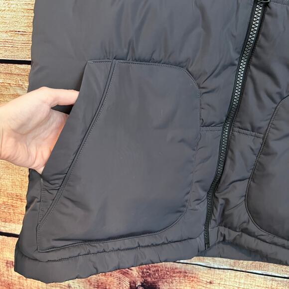 Alp N Rock ANR Womens Uno Vest Large Full Zip Insulated Puffer Hooded Gray - Picture 4 of 8